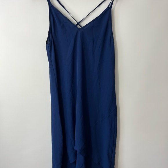 Elegant Navy Blue Slip Dress - Picture 1 of 2